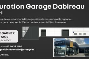 Inauguration suite aux travaux, venez nombreux